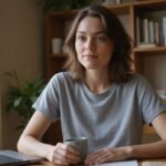 Webcammodel worden, verdien geld met cammen vanuit huis Een jonge vrouw werkt geconcentreerd aan haar laptop in een thuisomgeving