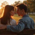 Vind Friends with Benefits in Vlaanderen voor spannende avonturen Een jonge vrouw en man hebben een intense conversatie op een bank