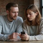 Sexcontact Aalst: Vind snel een spannend contact in jouw buurt Een stel kijkt geconcentreerd naar een GPS app in een café